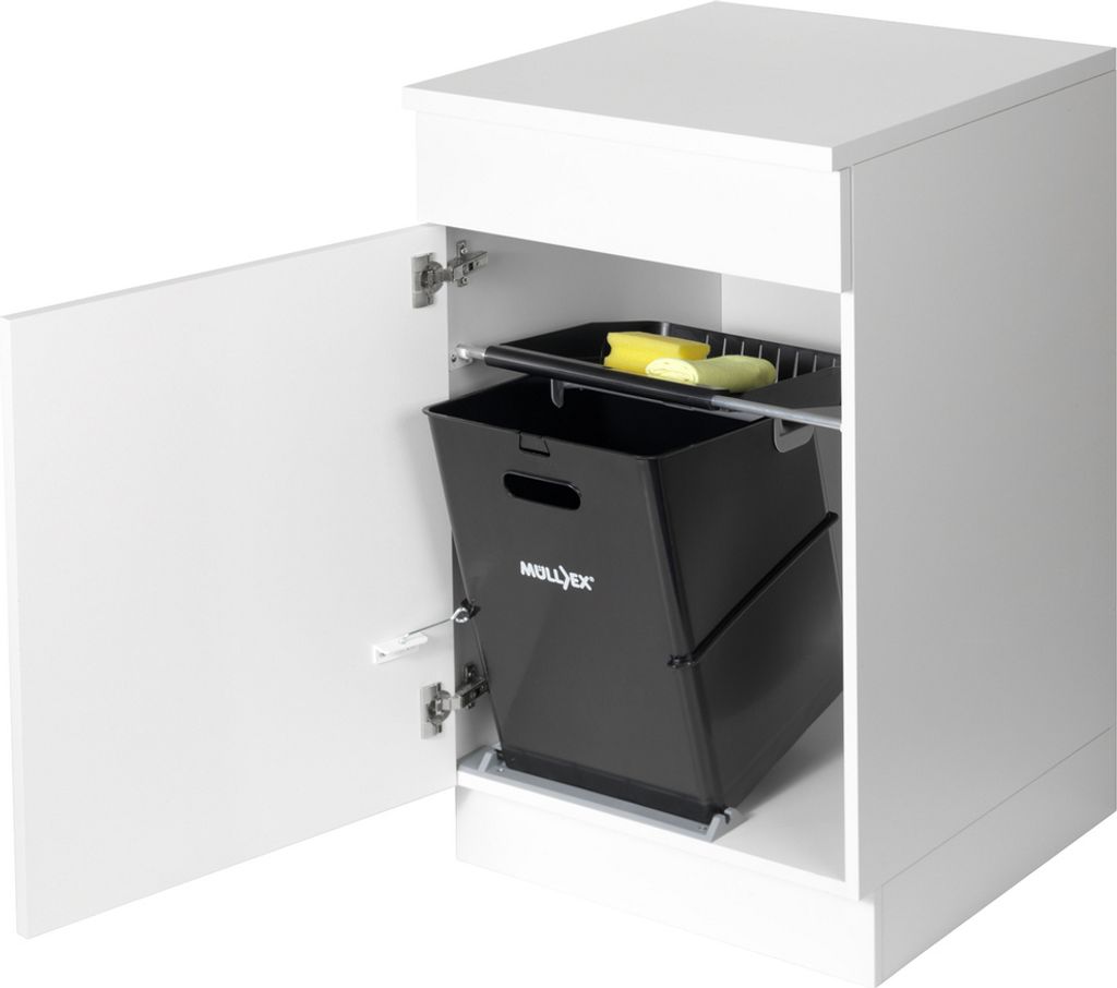 Naber Müllex Single 35. collecteur de déchets, anthracite.  Image du produit 