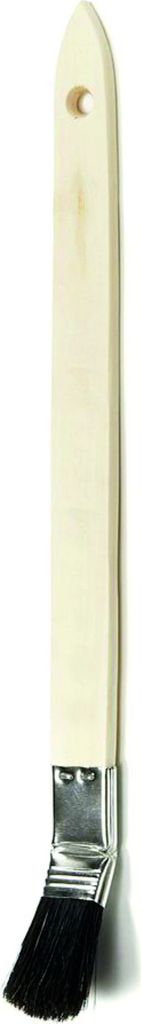 Plattpinsel 30 mm. gebogen 'Basic' schwarze Borsten / Krt a 12 Stück