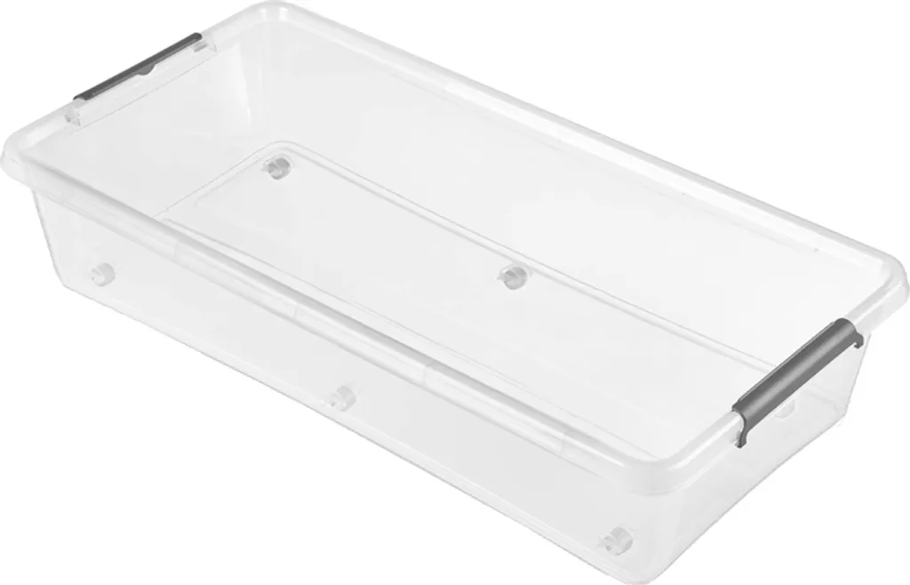 Caisse de Rangement pour Jouets et Vêtements 61L Lars avec Roulettes