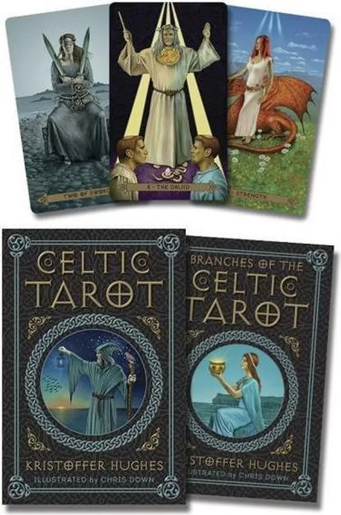 Tarot Celtique Divinatoire Coffret Illustré pour Guidance Spirituelle