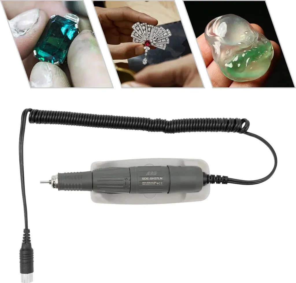 Ponceuse pour ongles professionnelle 45000 tr/min - Modèle gris clair