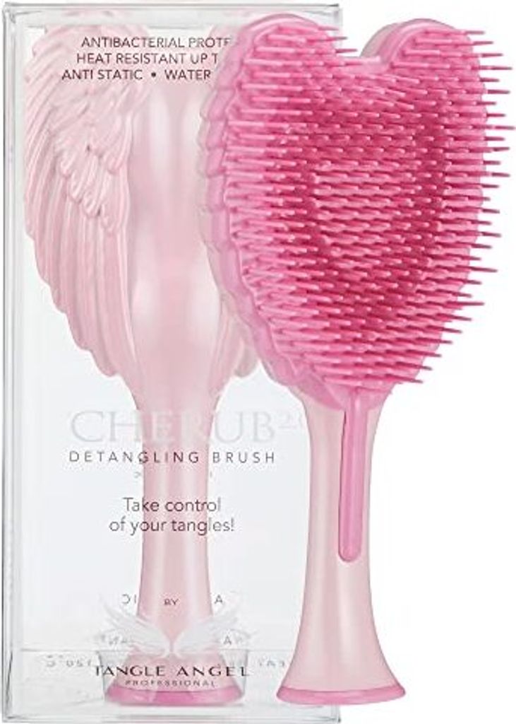 Tangle Angel Re:born Compact Haarbürste – Kleine Entwirrbürste Aus Recyceltem Kunststoff, Sanft & Reisefreundlich