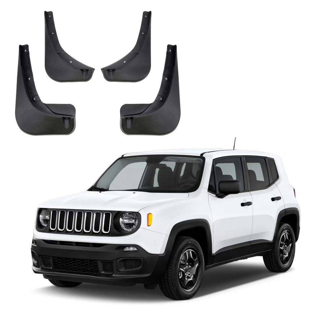 Bavettes Garde-Boue Jeu De 4 Pcs Pour Jeep Renagade Depuis Image du produit 