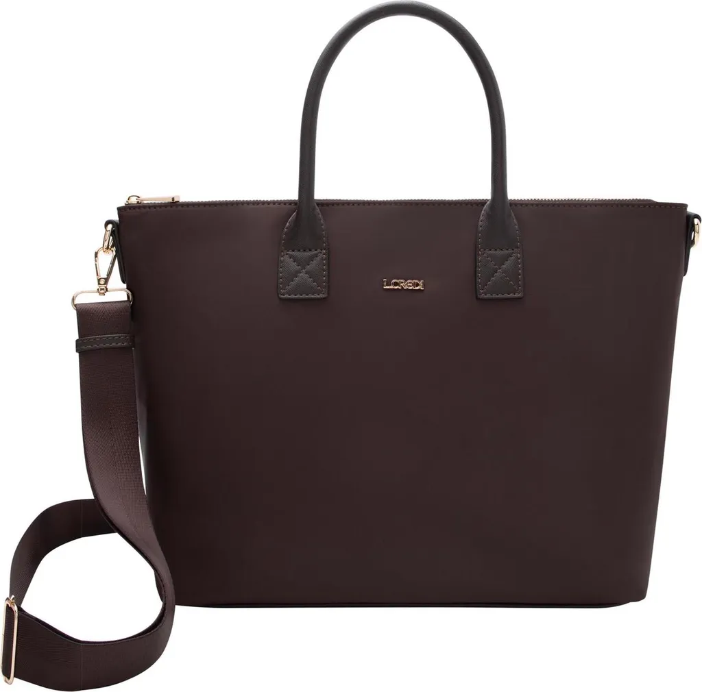 Borsa a Tracolla L.CREDI Pura Marrone - Accessorio Donna Chocolate