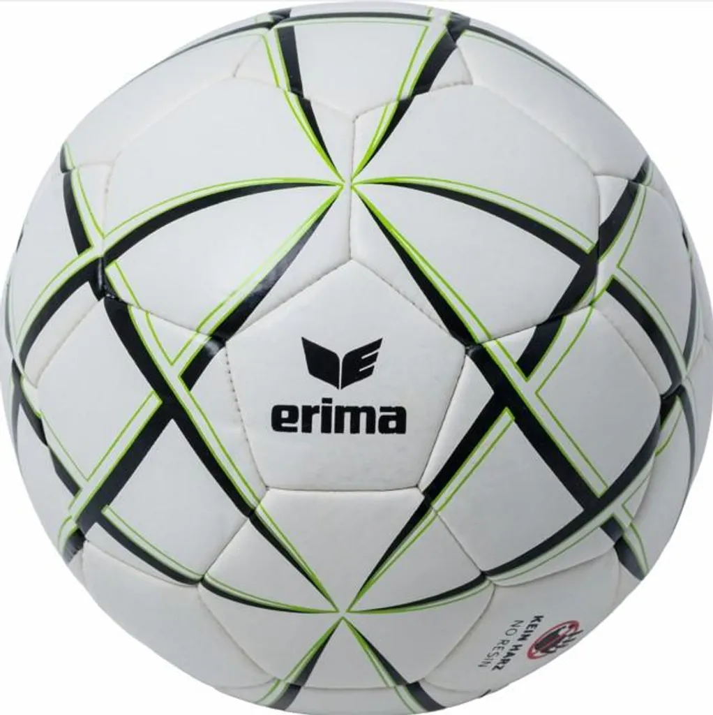 Ballon Erima Magic White noir et vert gecko taille 0 pour le handball