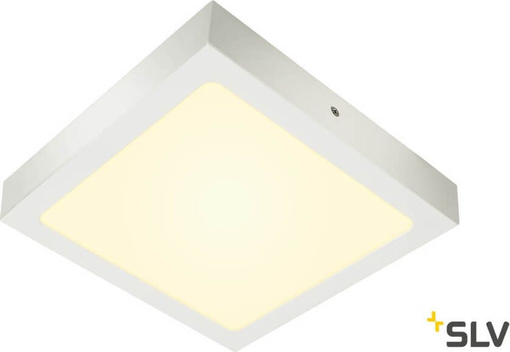 SLV 1003019 SENSER 24 LED Deckenaufbauleuchte eckig weiß Produktbild 