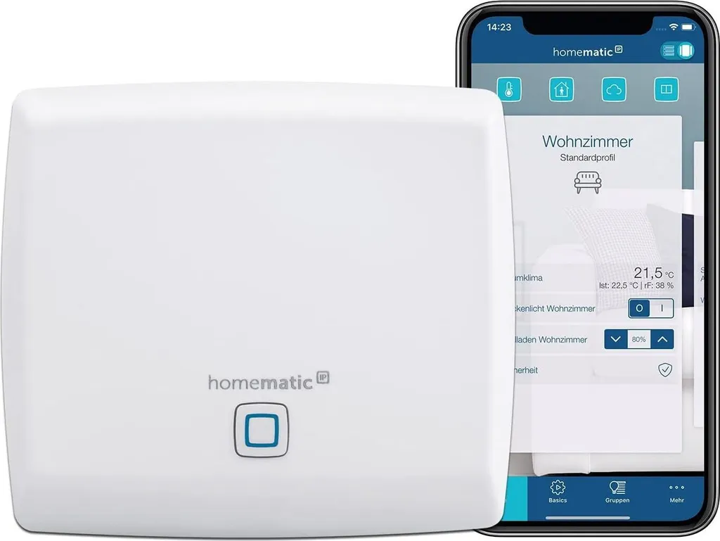 Homematic IP HMIP-HAP Point d'Accès Centrale Smart Home Domotique Blanche - 28