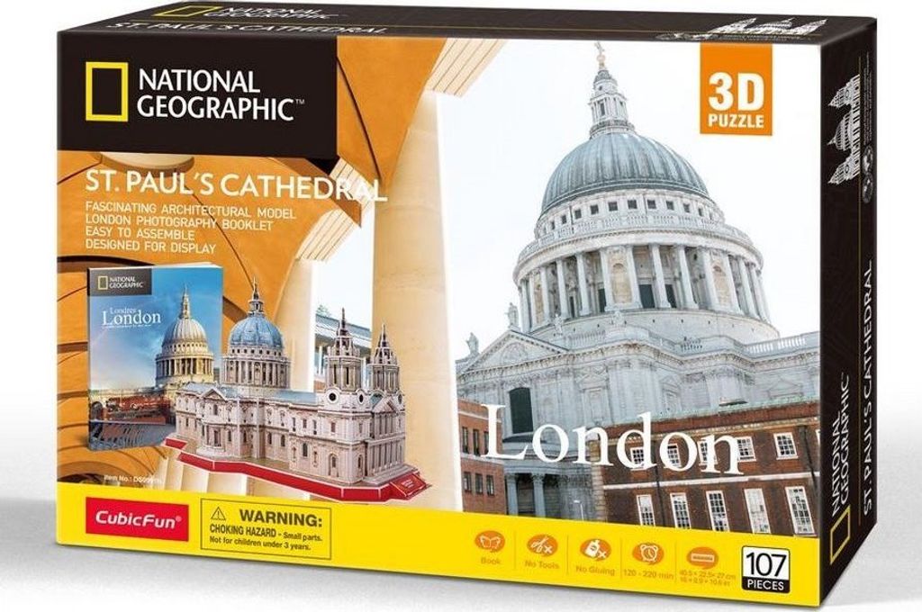 CubicFun 3d Puzzel St. Paul's Cathedral, 107 Stück(e), Produktbild 