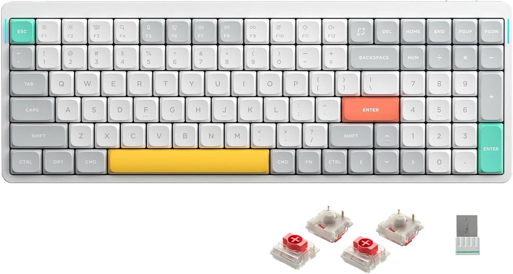 Nuphy Air96 V2 Bezdrátová Mechanická Klávesnice Slim, Obrázek produktu 
