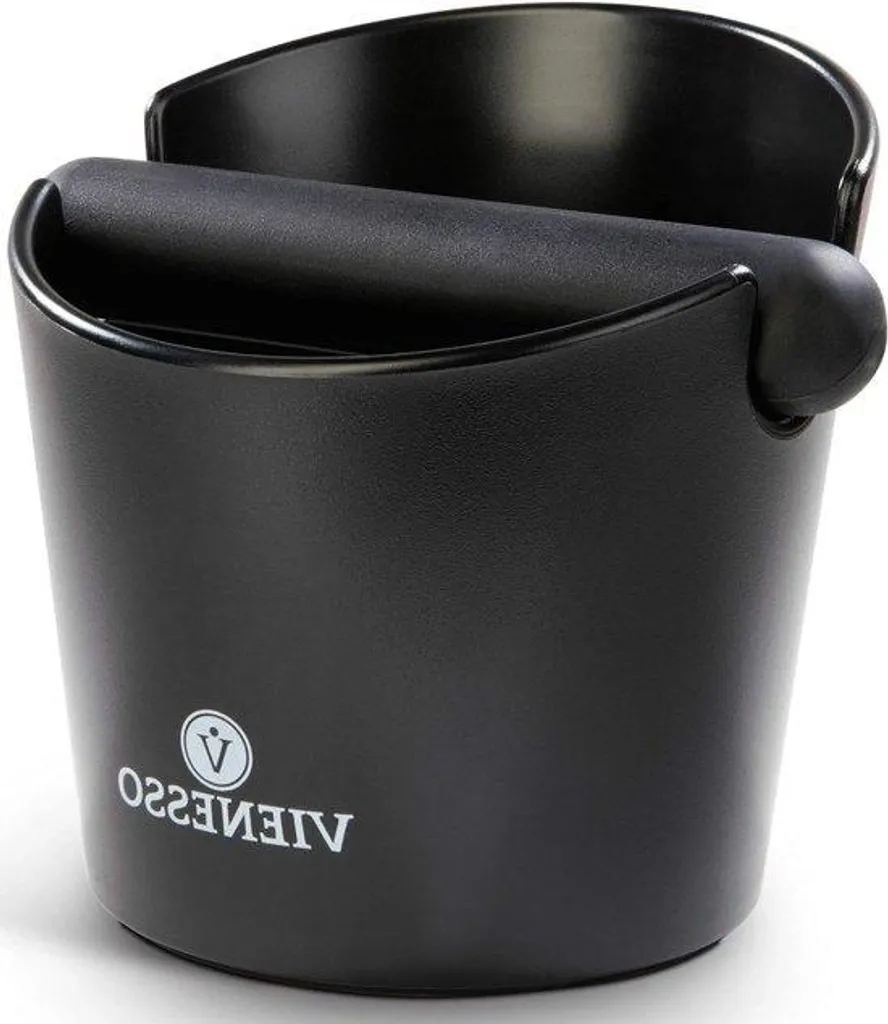 Bac à marc expresso inox 12 cm, tige amortissante et filtre de vidange