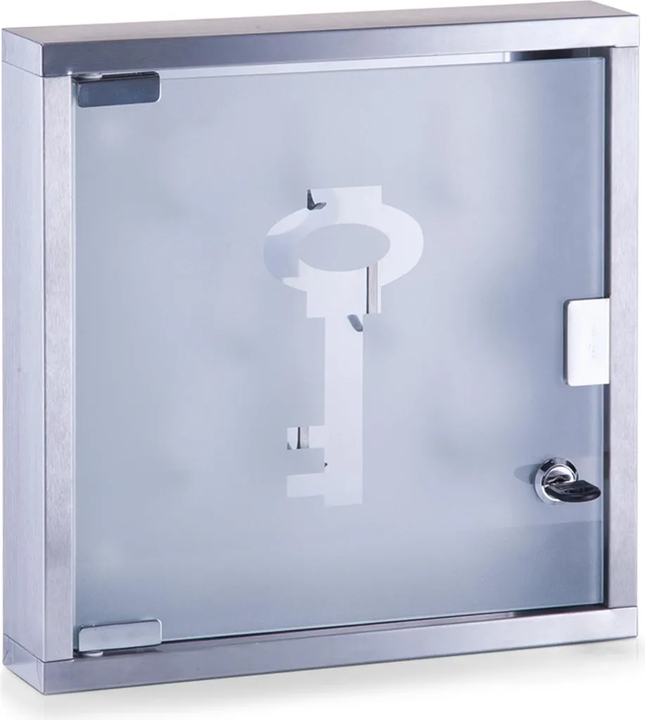 Boîte à clés murale pour entrée - Organiseur inox pour toute la maison