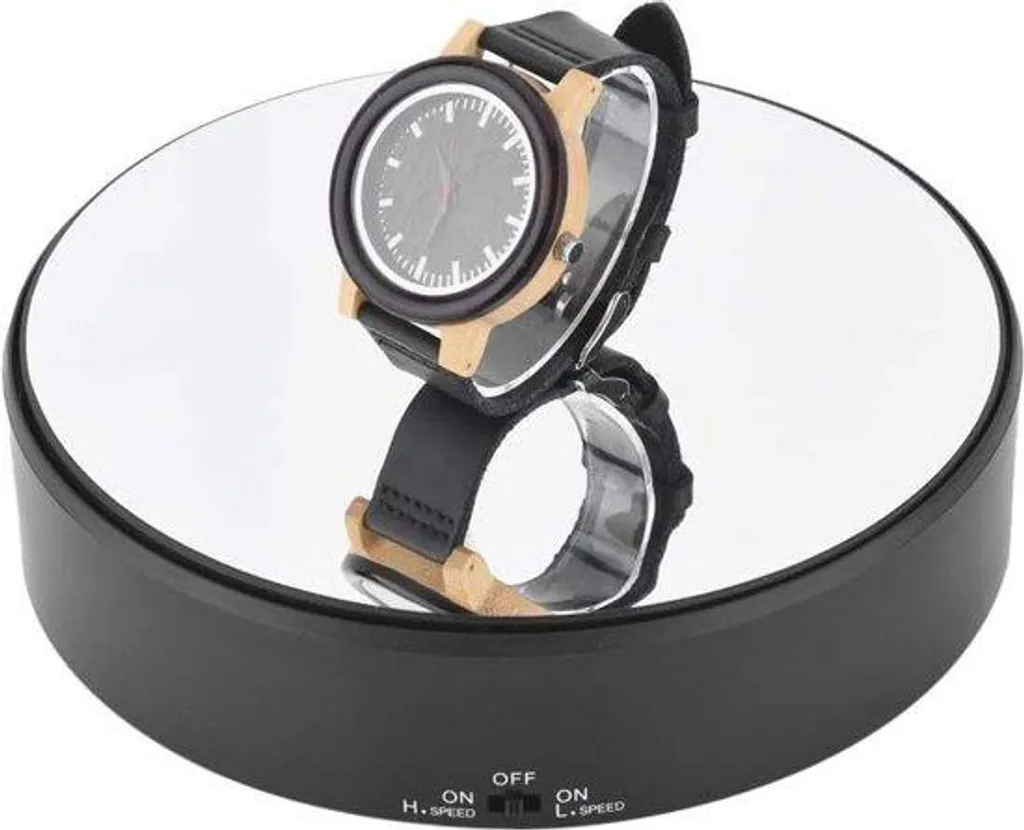 Plateau rotatif pour photo et vidéo de bijoux - Support 360° motorisé