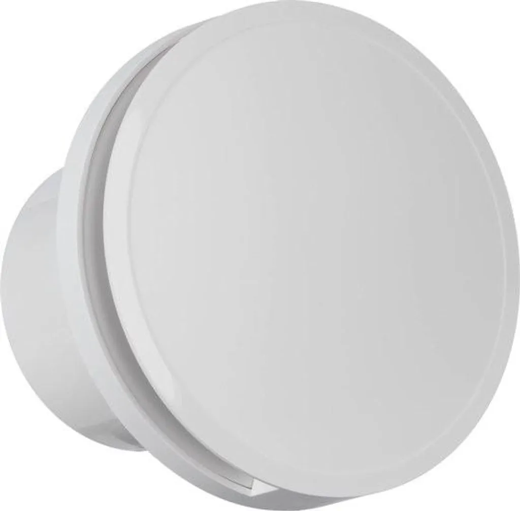 Aérateur de salle de bain 100 mm avec minuterie et capteur d'humidité