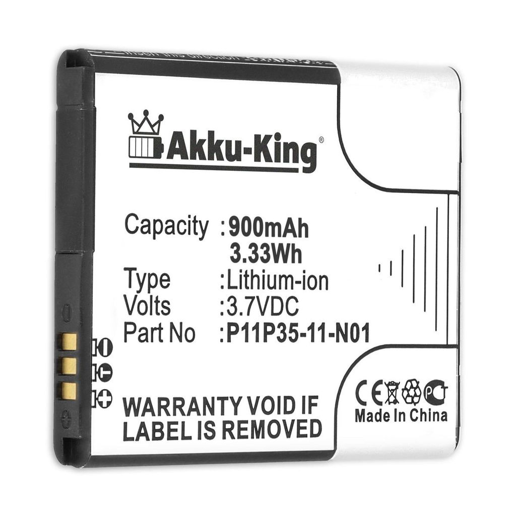 Akku kompatibel mit Texas 3.7L12005SPA - Li-Ion 900mAh - für Instruments Select TI Nspire CX, TI Nspire CX, TI Nspire CX CAS, P11P35-11-N01