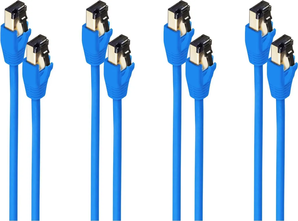 shiverpeaks BS08-41071-4 Cavo di rete blu 10 m Cat8.1 F/FTP (FFTP) (BS08-41071-4)