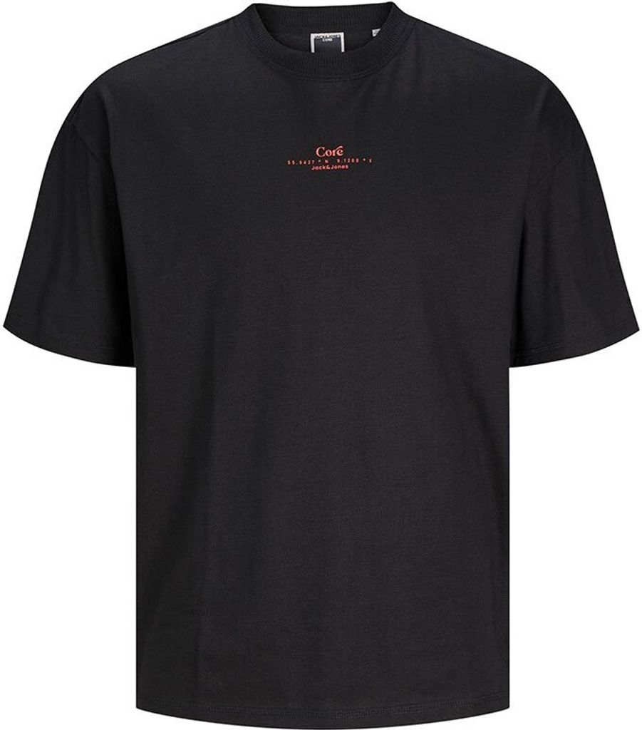 Jack & Jones Austin Photo Kurzarm-t-shirt Schwarz S Mann Schwarz S