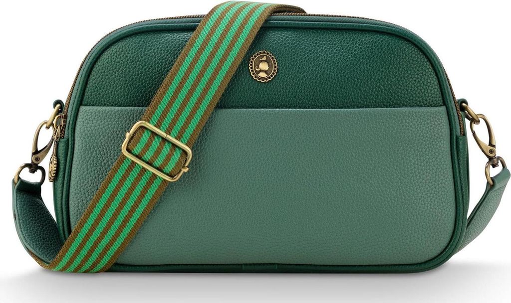 Pip Studio Frida Cross Body Bag Medium Farbe Green 26.5x7.5x16.5cm
