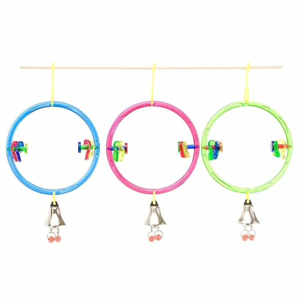 JW Activitoy Anello Trasparente - Accessorio Gabbia Trendy e Divertente