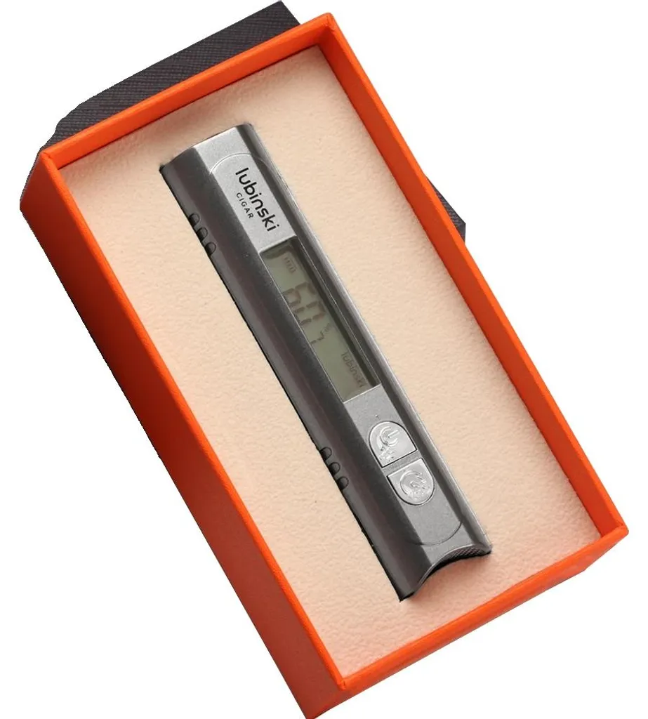 Hygromètre cigares USB gris foncé : fini les piles avec ce capteur digital
