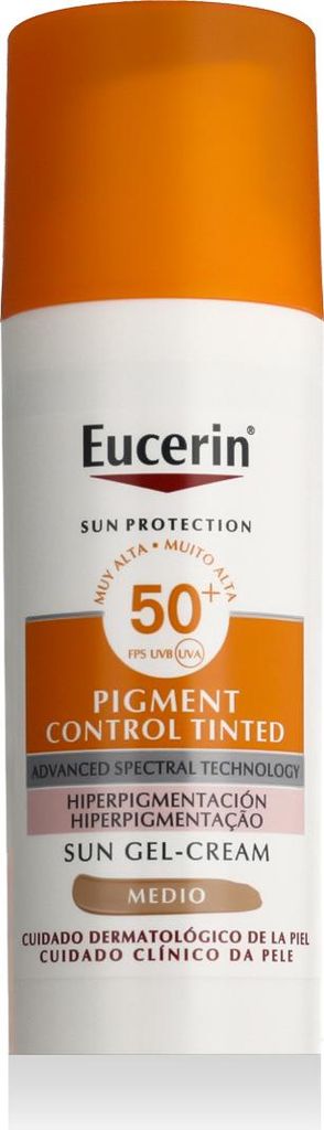 Eucerin Pigment Control Tinted Sun Gel-Cream SPF 50+ 50 ml Produktbild 