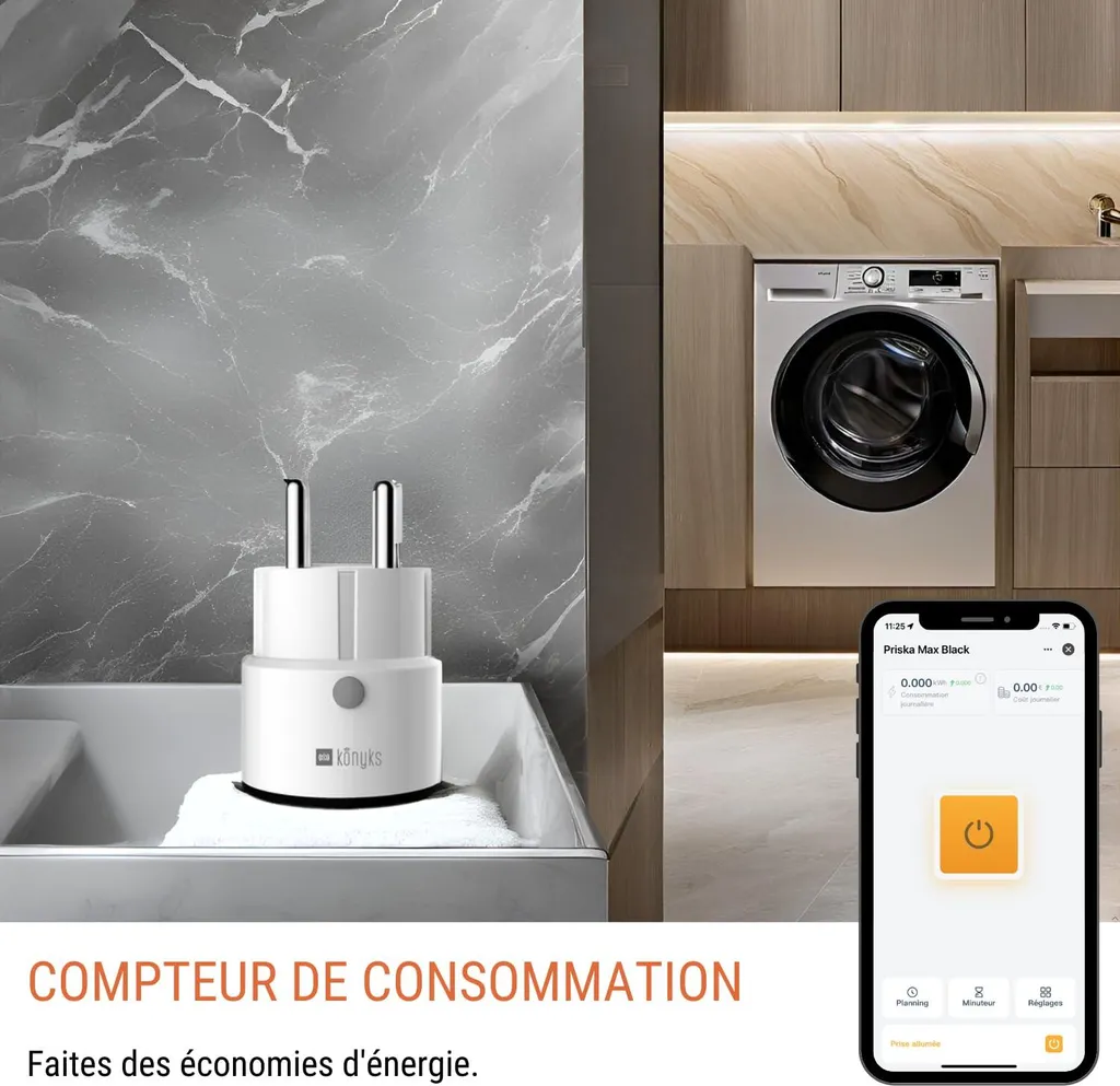 Mini prise Konyks Priska : connectez et optimisez votre maison