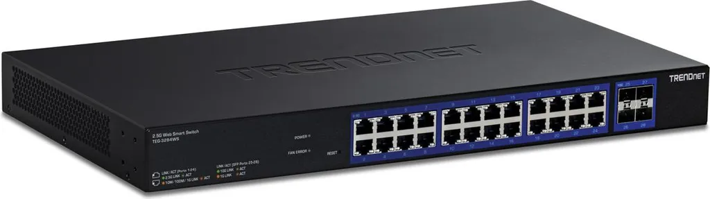 Switch Smart Web multi-gigabit TRENDnet TEG-3284WS de 28 ports RJ45