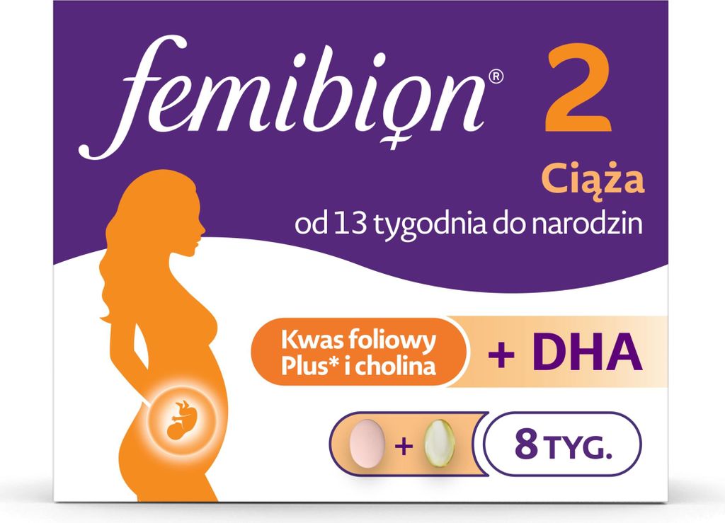 Femibion ​​​​2 Těhotenství DUOPAK 56 tablet + 56 kapslí | Obrázek produktu 