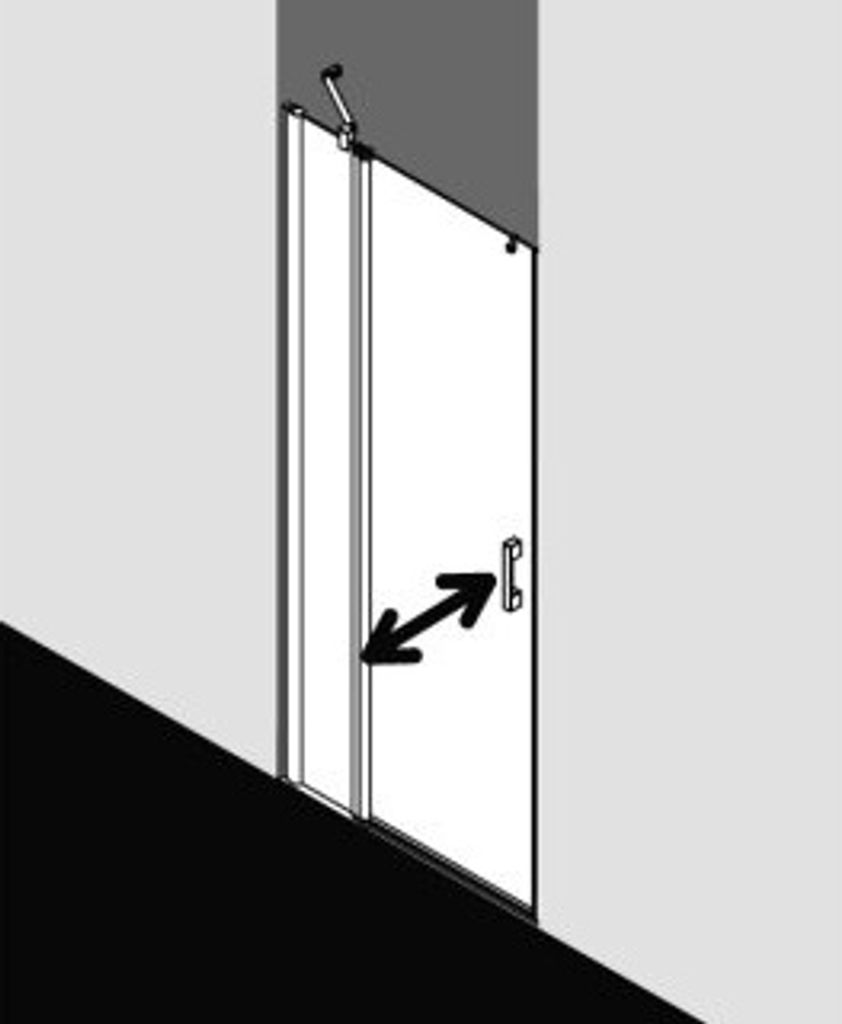 Kermi PE1GR08518VYK Pendeltür Pega 1GR 0850x