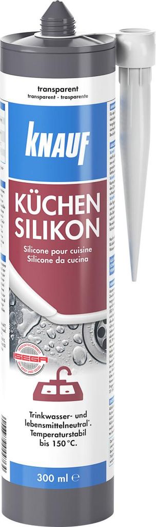 Knauf Küchen Silikon transparent 300 ml Produktbild 