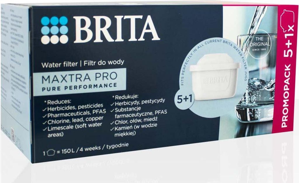 Brita MX+ Pro Pure Performance Filter 5+1 Stück Produktbild 