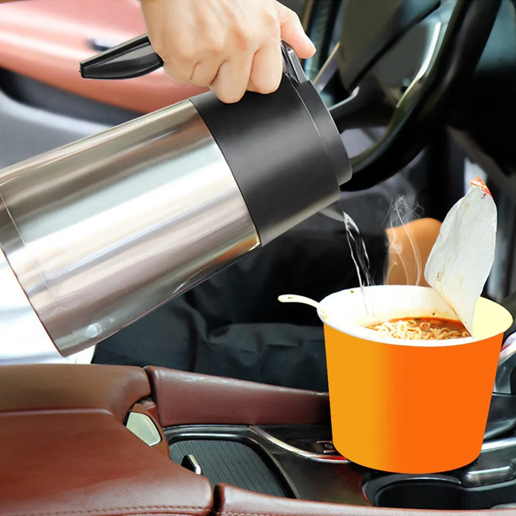 Bouilloire de voyage 24V pour chauffeur routier 1.2L café et thé en route