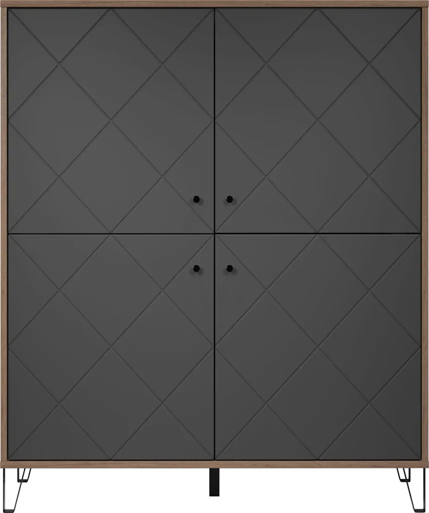 Buffet haut 4 portes pour salle à manger - Organiser sa vaisselle H136