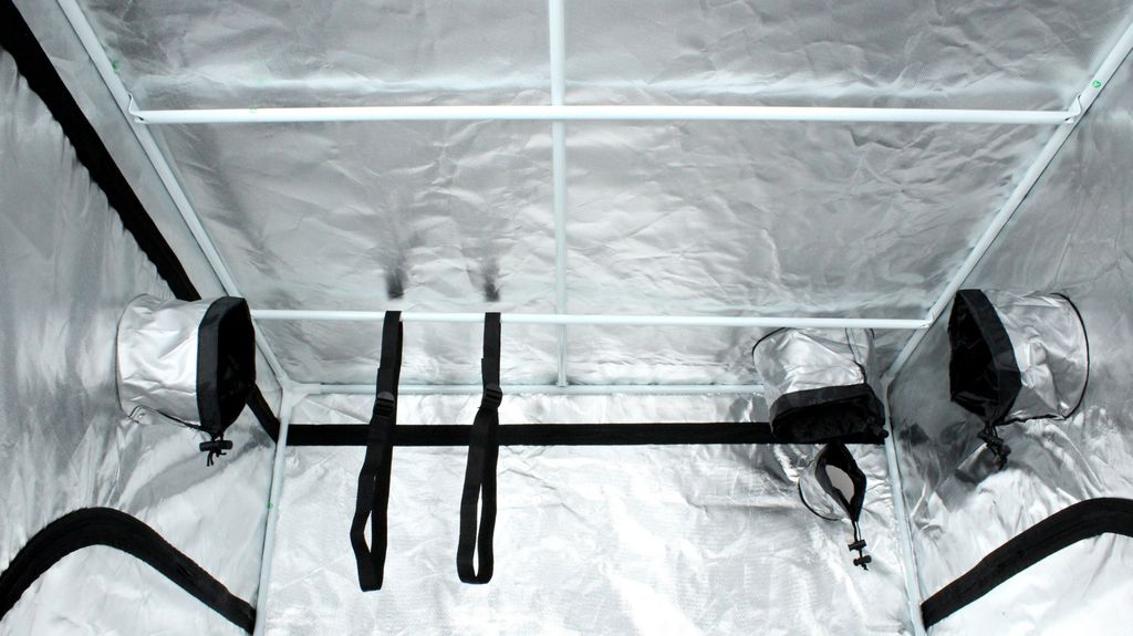 Growbox 120x120x200 cm, Growzelt für den Innenanbau von Produktbild 4