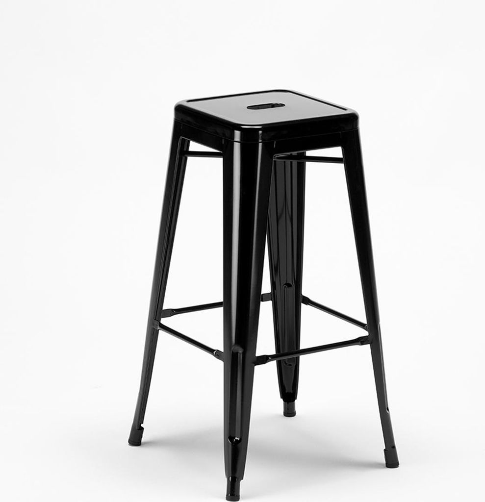 Barhocker 76cm aus stahl metall für bar und küche Steel Up Produktbild 