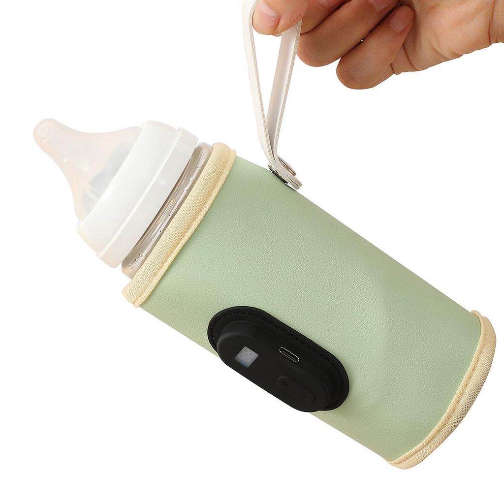 Tragbarer Baby Flaschenwärmer Unterwegs mit LCD Display USB Produktbild 
