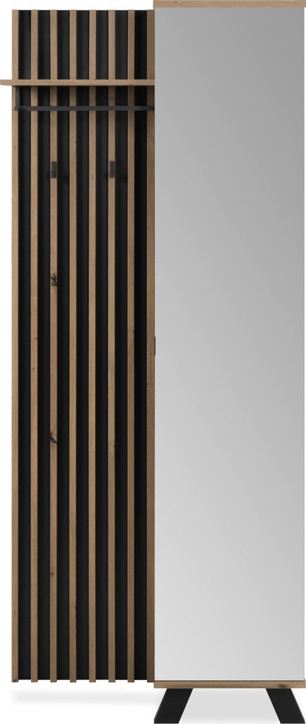 finori Medan 42A Kompaktgarderobe, Nachbildung Artisan Oak Produktbild 