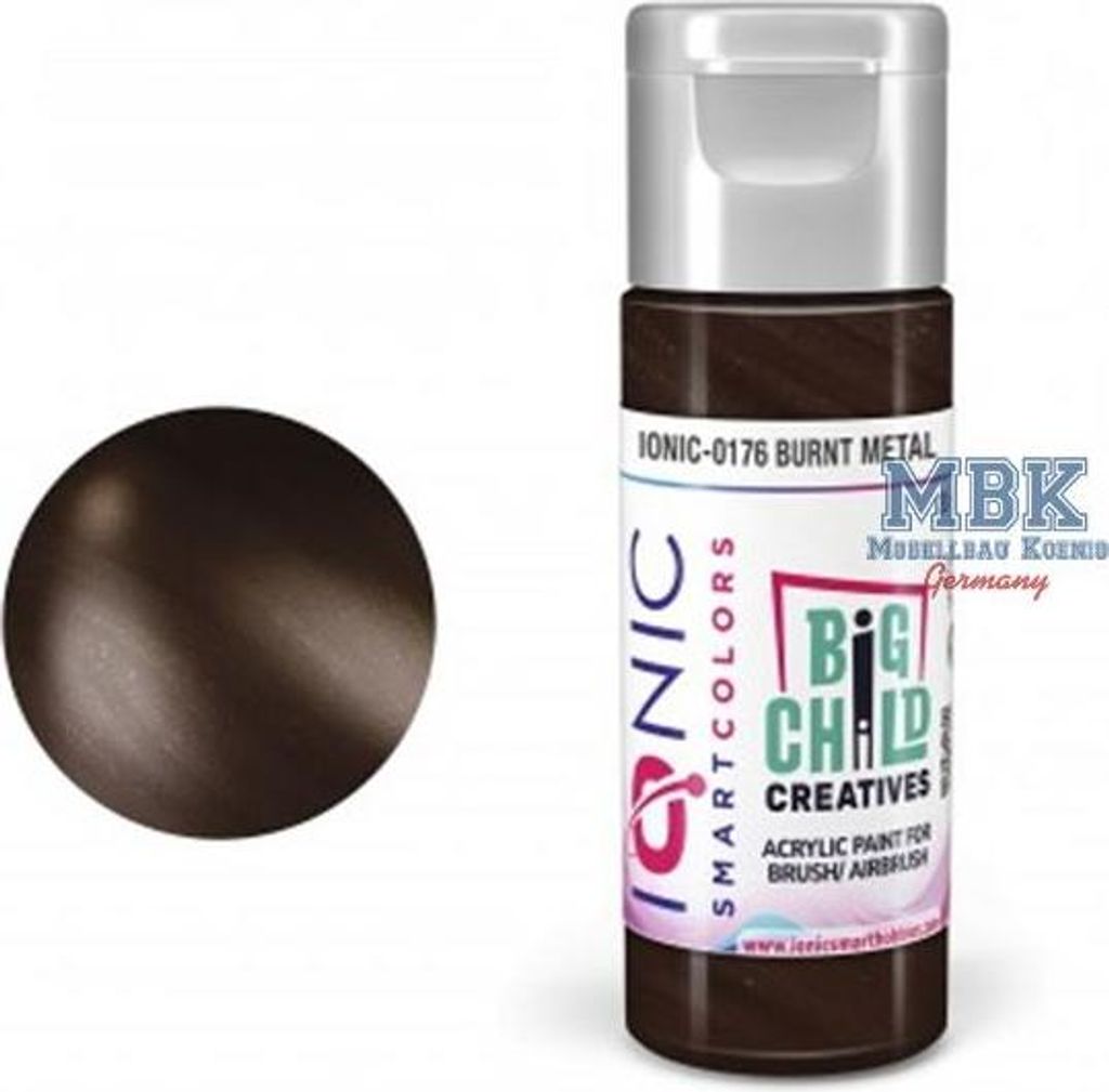 Ammo of MIG IONIC-0176 IONIC COLORS Burnt Metal
