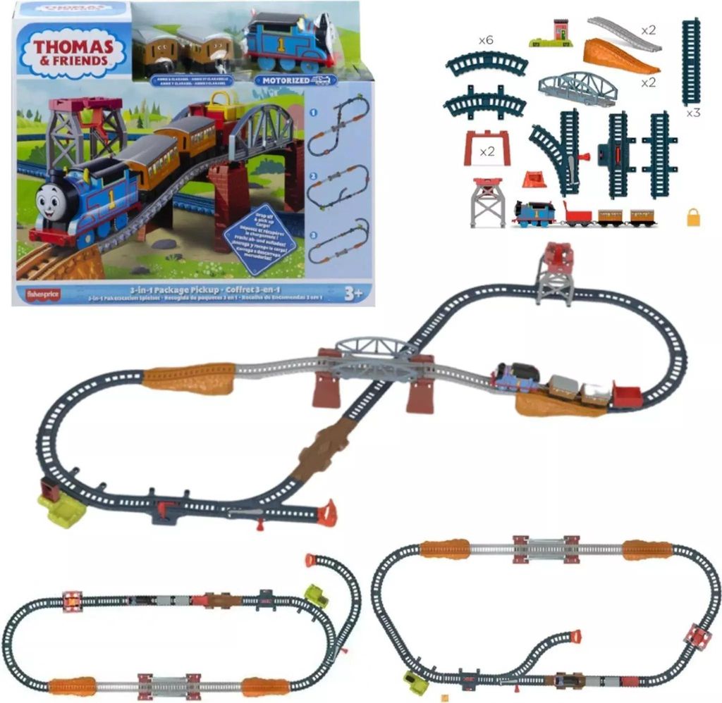 Fisher-Price Thomas & seine Freunde 3-in-1 Pakettransport, Produktbild 