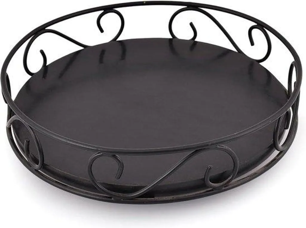 Rangement de cuisine rotatif en bois noir pour épices et huiles 30 cm