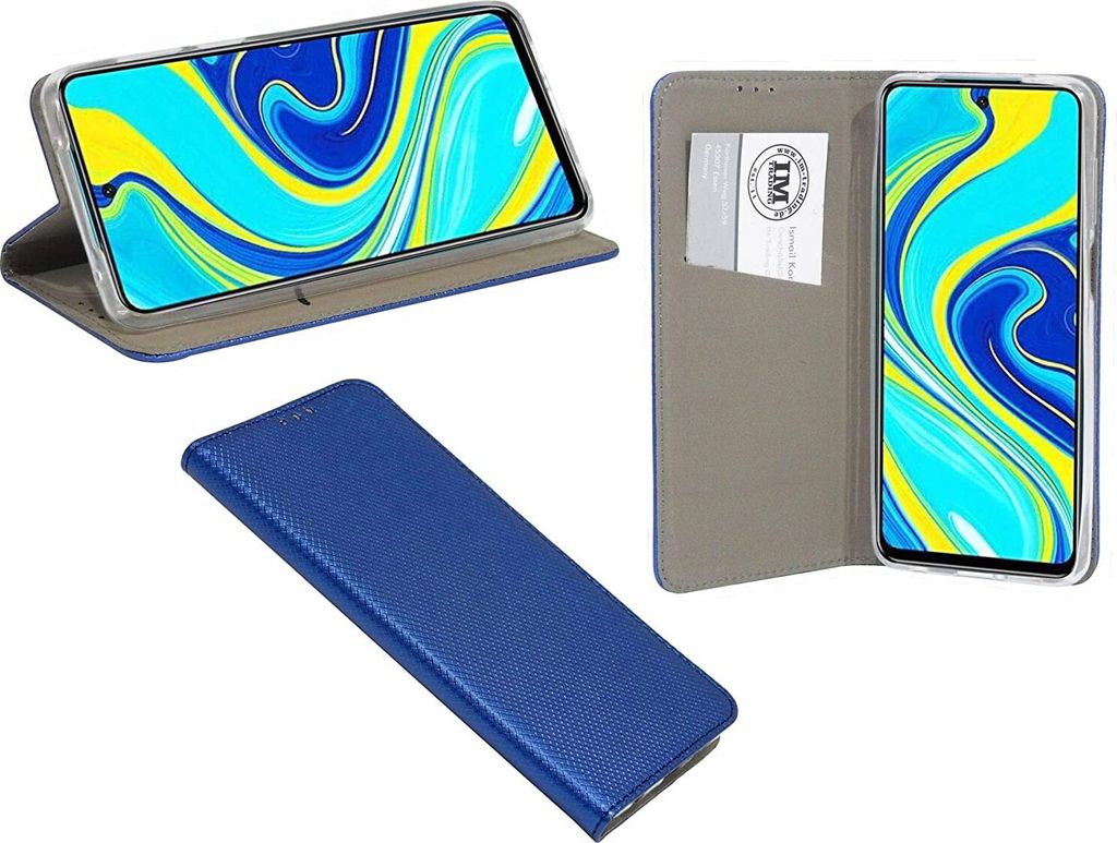 cofi1453 Buch Tasche "Smart" kompatibel mit XIAOMI REDMI NOTE 9 PRO MAX Handy Hülle Etui Brieftasche Schutzhülle mit Standfunktion, Kartenfach ...