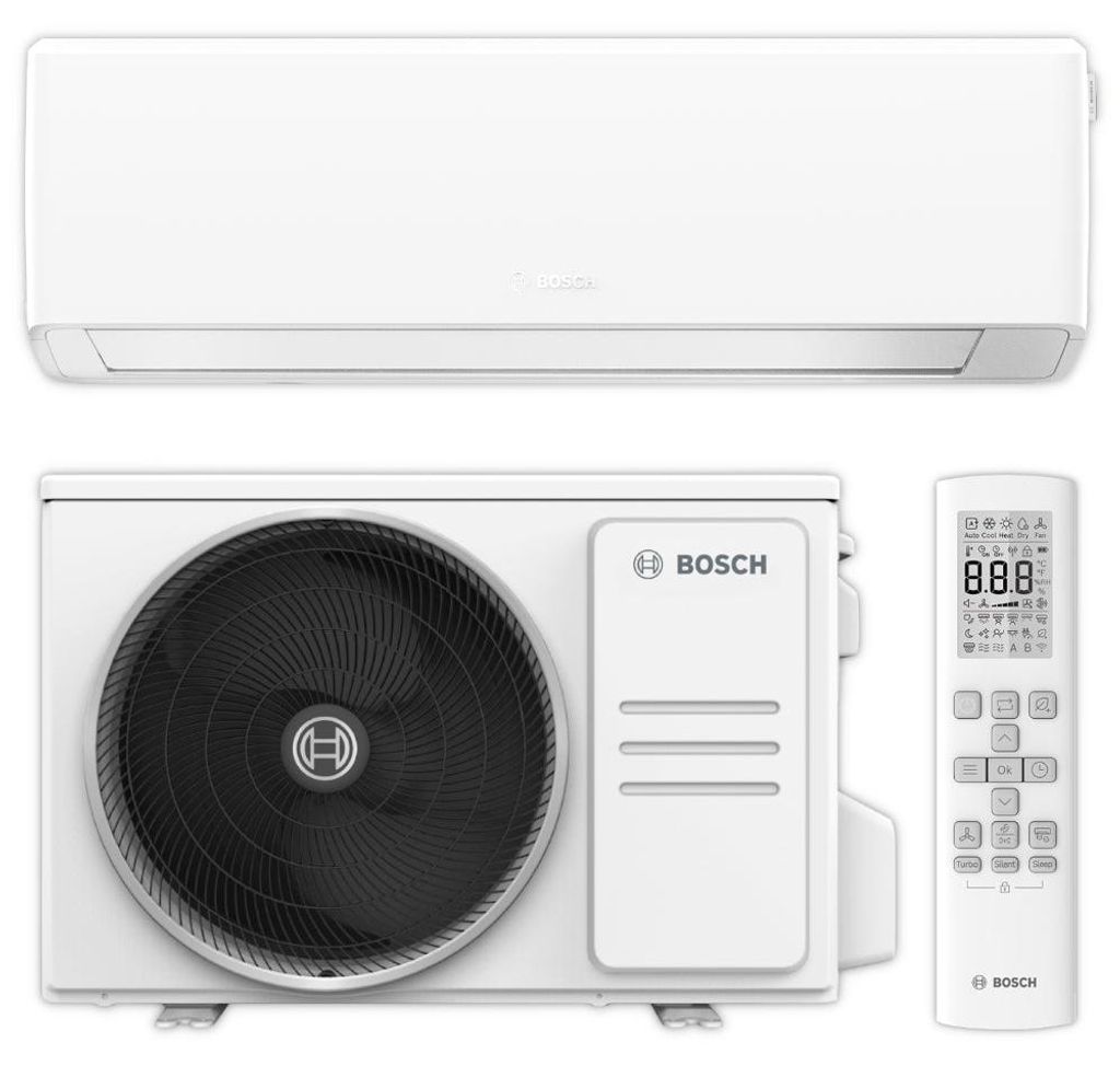 Bosch Split Klimaanlage Komplett-Set | CL7000i 26 E | 2,5 kW | weiß | 7733703119