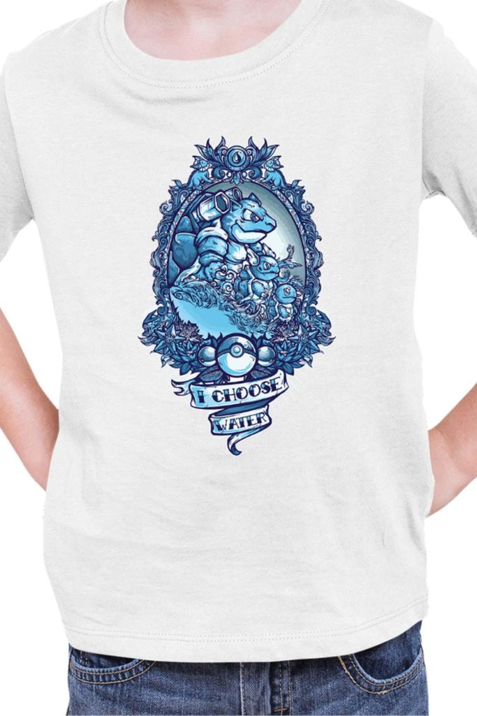 Kinder T-Shirt Japan Manga Anime Comics Pokemon 029, / Weiß