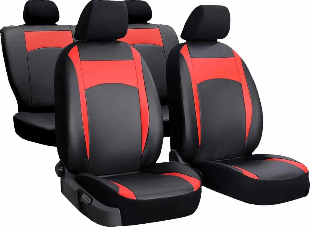 Coprisedili Auto Universali Peugeot 3008 Rossi | Set Completo Nuovi - 11