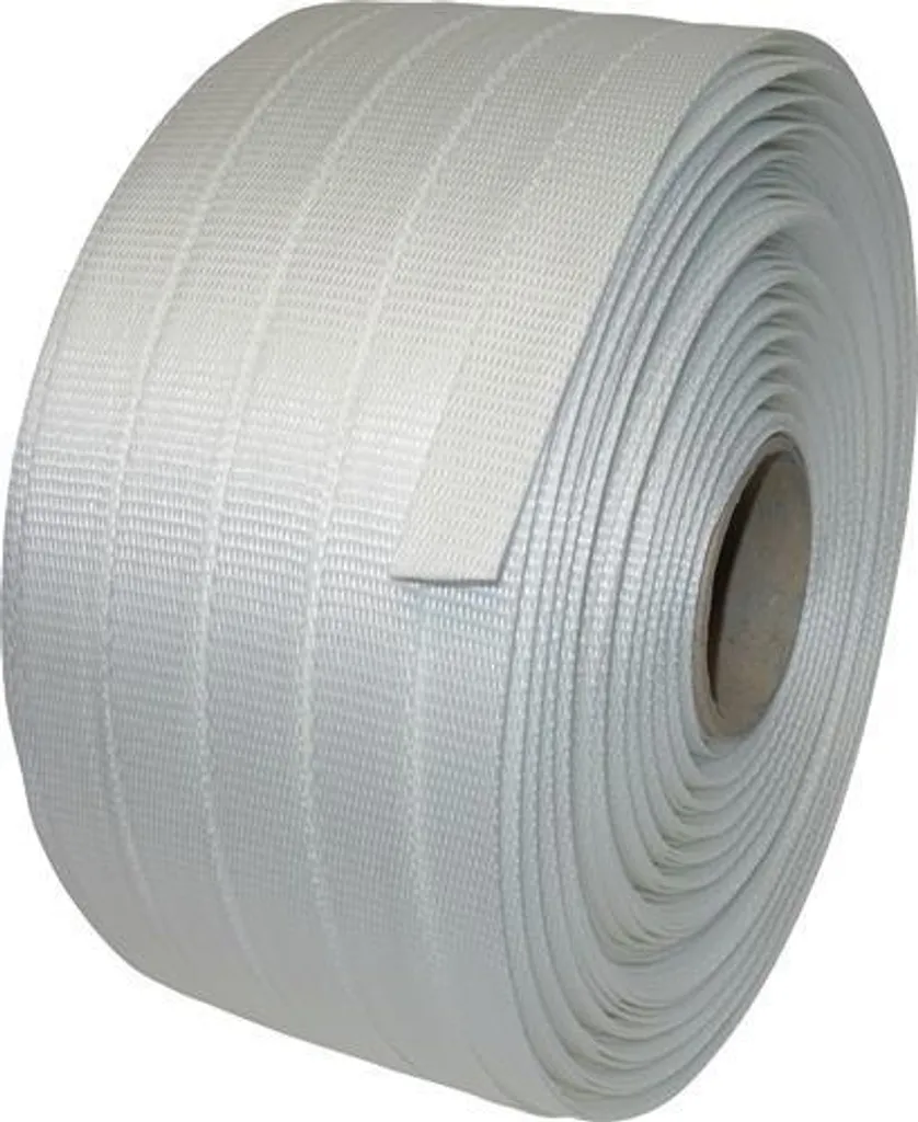 Feuillard de cerclage textile fil à fil 16mm x 850m en polyester B16