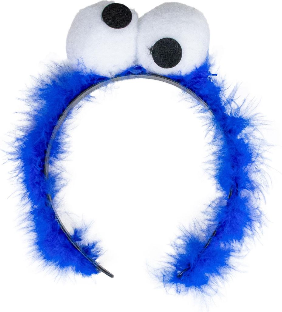 Cookie Krümelmonster Haarreif | Blau mit Kulleraugen Produktbild 