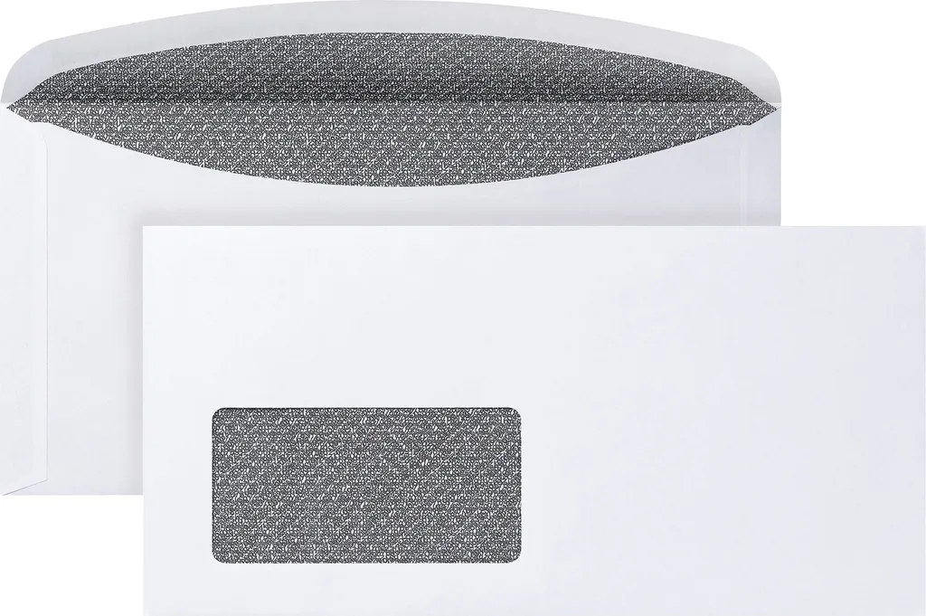 Pochette de mise sous pli automatique C6/5 blanche avec fenêtre par 1000