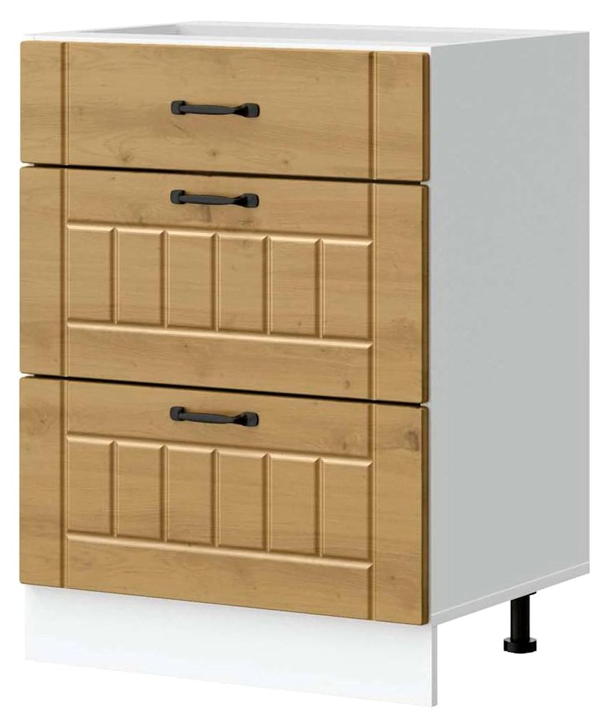 Küchenunterschrank Lucca Eiche Holztechnik 60 x 46 x 81,5 cm