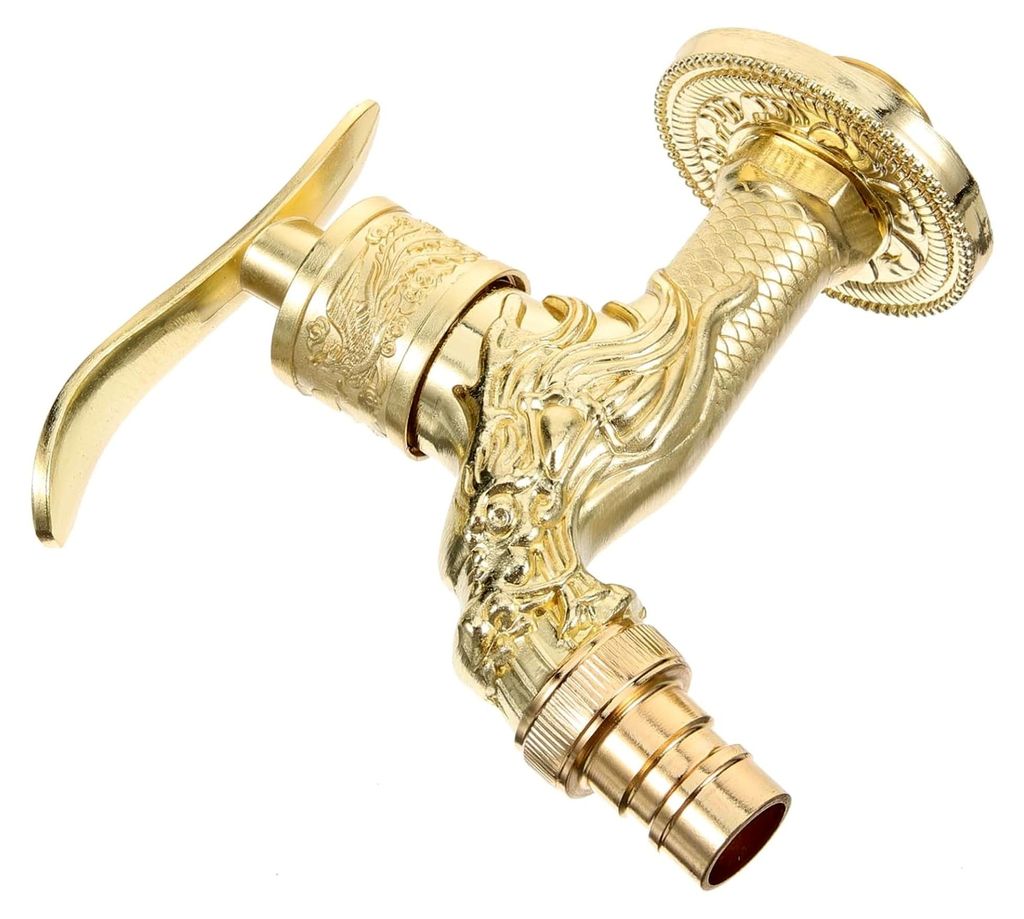 Wandmontierter Antiker Wasserhahn für Küche und Badezimmer im Retro-Design