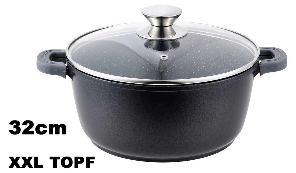XXL TOPF 32cm Induktionstopf Antihaftbeschichtet Produktbild 