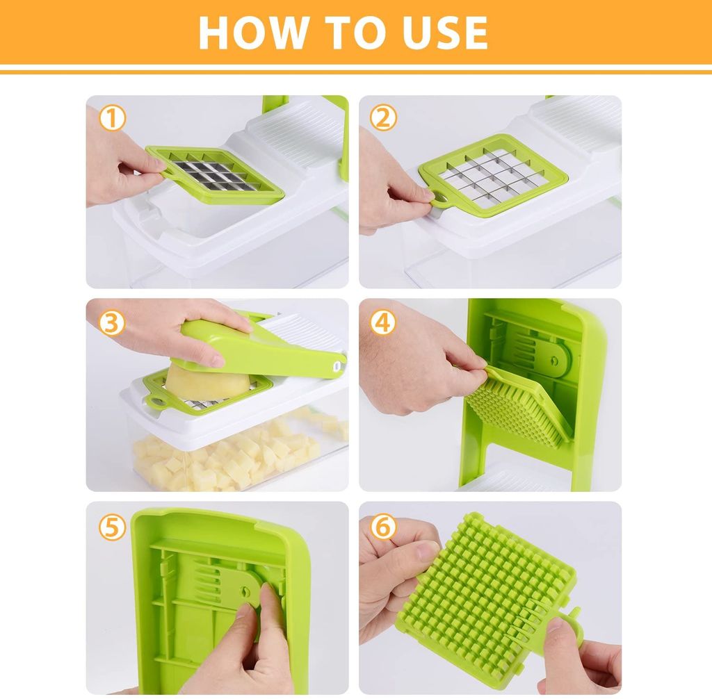ADORIC Gemüsehacker,Food Slicer Dicer 3 Kaufland.de
